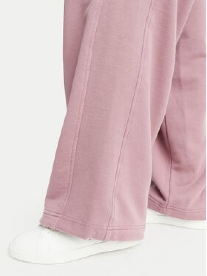 Calvin Klein Jeans Spodnie dresowe LV047H224G Różowy ciemny Wide Leg