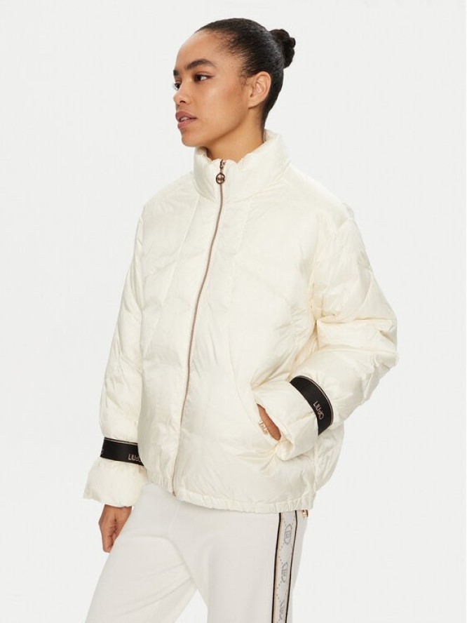Liu Jo Kurtka zimowa TF4154 TS072 Écru Regular Fit