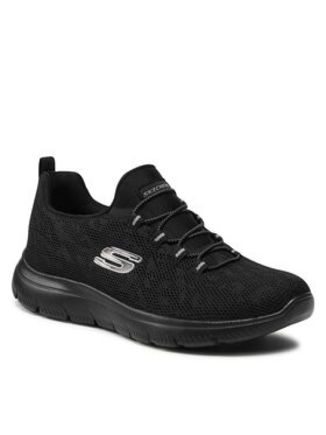 Skechers Sneakersy Leopard Spot 149037/BBK Czarny