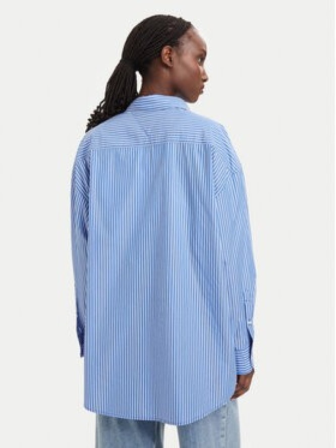 Tommy Jeans Koszula Essential DW0DW22936 Niebieski Oversize