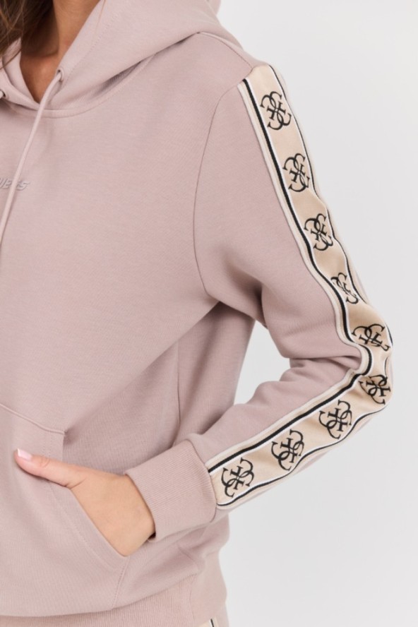 GUESS Damska bluza w kolorze taupe Carla Hooded, Rozmiar XS