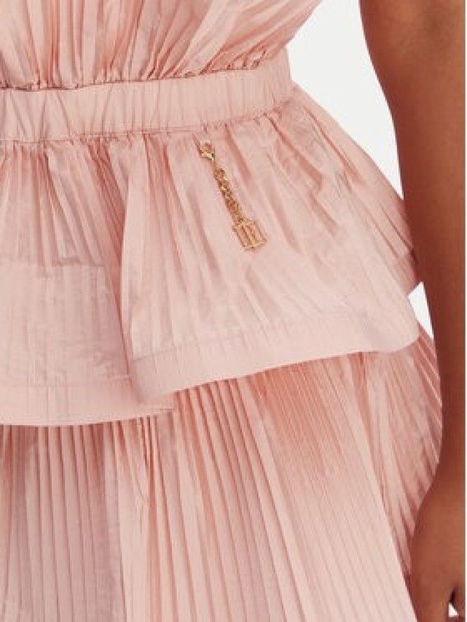 Fracomina Sukienka koktajlowa FQ26SD1007W83101 Różowy Regular Fit