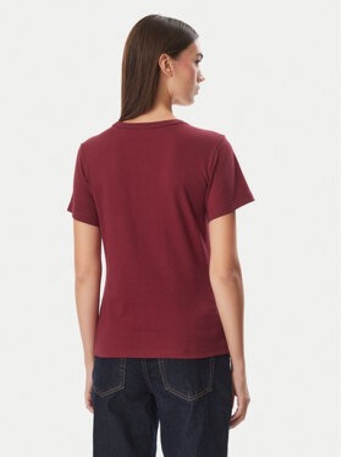 HUGO T-Shirt Deloris 50512002 Czerwony ciemny Slim Fit