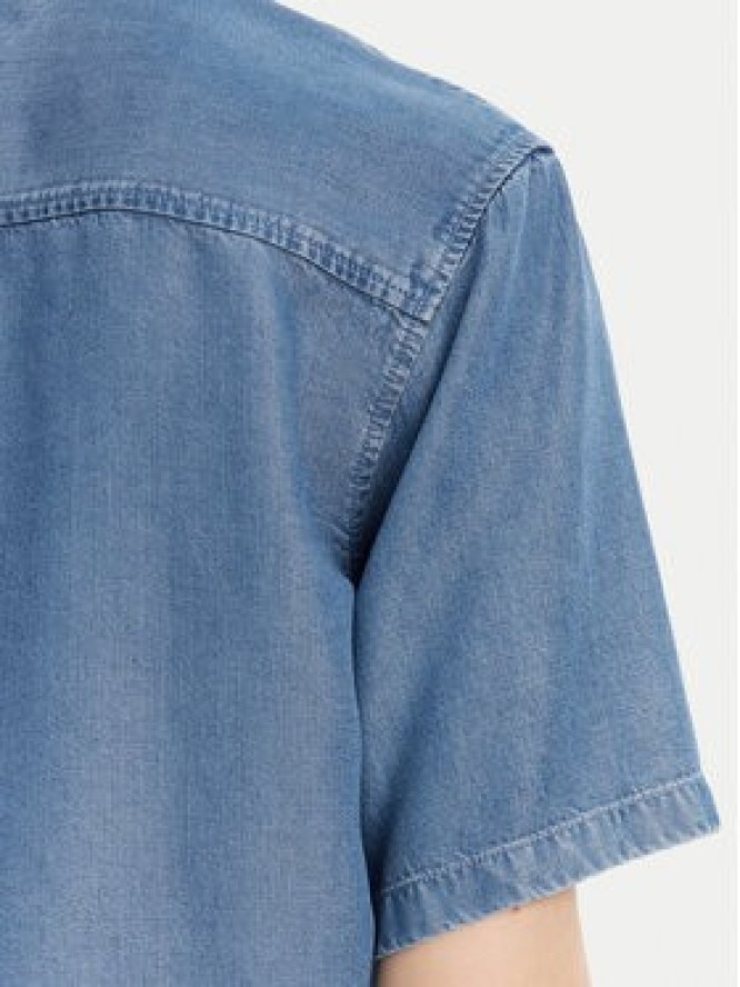 Tommy Jeans Koszula DW0DW20603 Niebieski Relaxed Fit