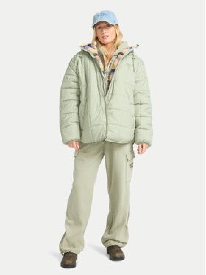 Billabong Spodnie dresowe Winter Camp EBJFB03001 Zielony Loose Fit