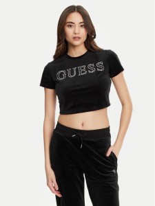Guess T-Shirt V3BI01 K0232 Czarny Regular Fit
