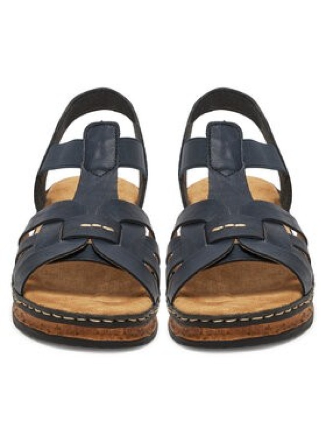 Rieker Sandały CEO-62918-14 Granatowy