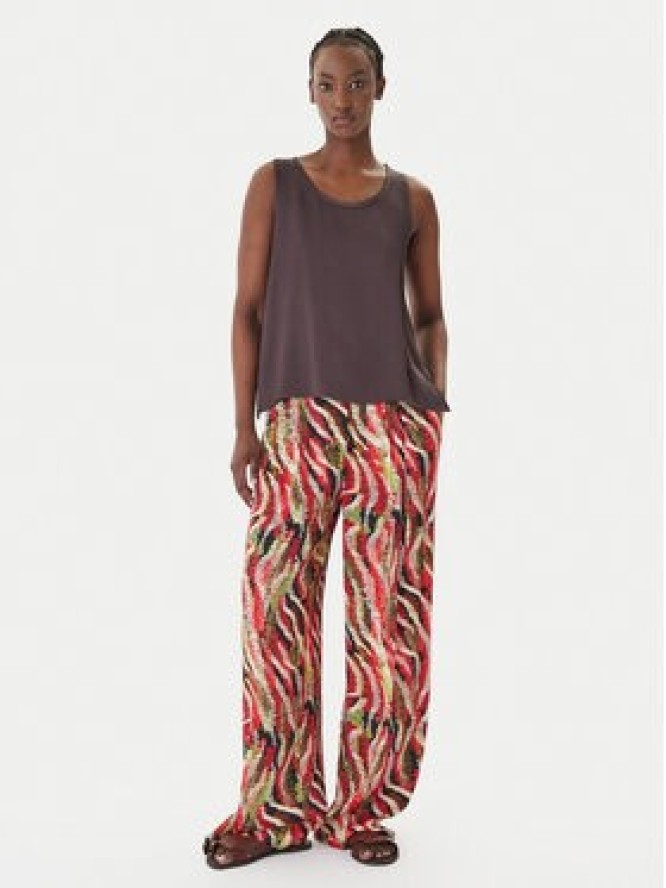 LOLA CASADEMUNT Spodnie materiałowe MS2614027 Kolorowy Wide Leg