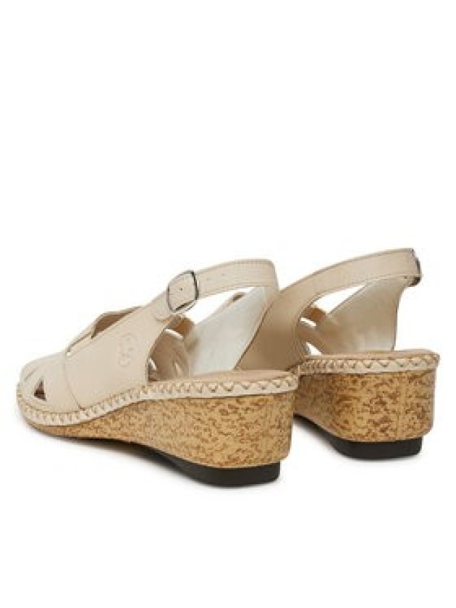 Rieker Sandały 66189-60 Beżowy