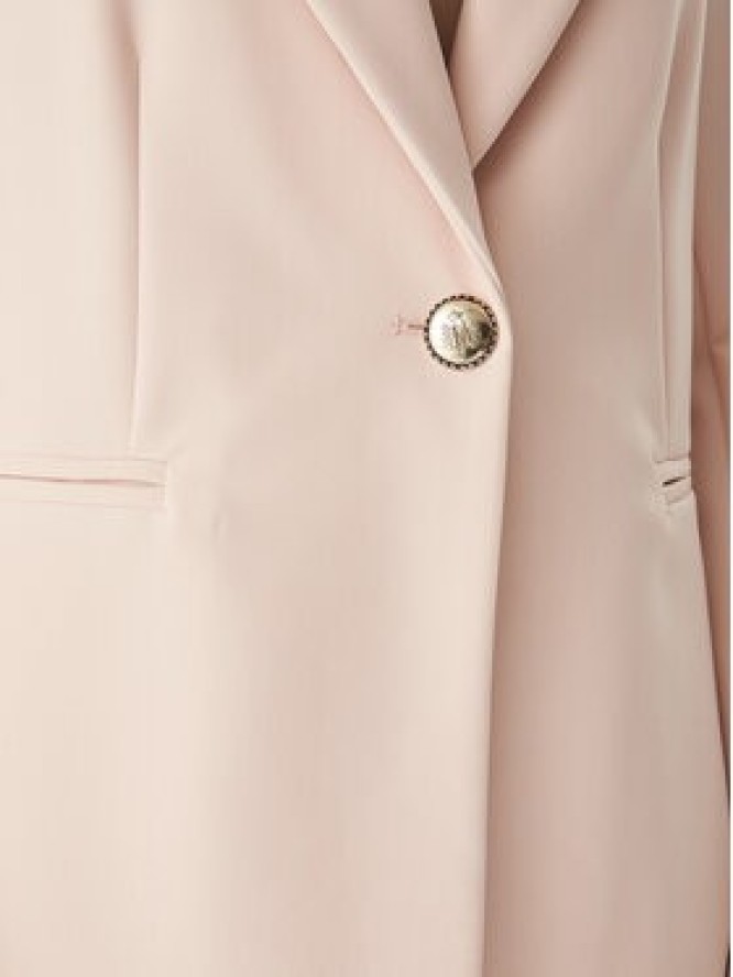 Maryley Marynarka MARYLEY-26EB187 Różowy jasny Regular Fit