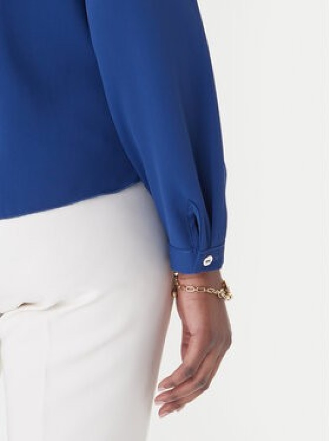 Rinascimento Bluzka CFC0127711003 Niebieski Slim Fit