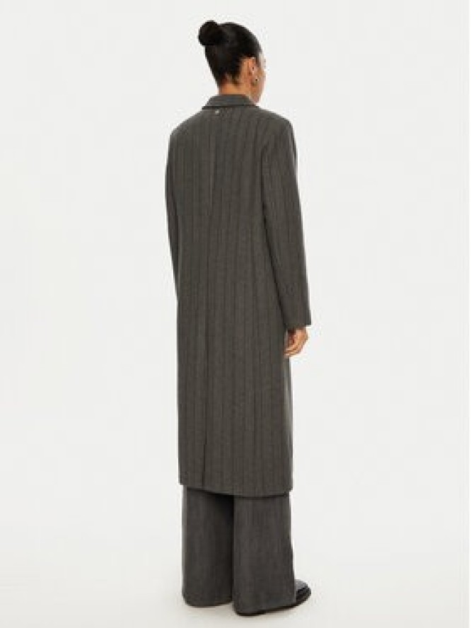 Please Płaszcz przejściowy K0GCCTG000 Szary Regular Fit