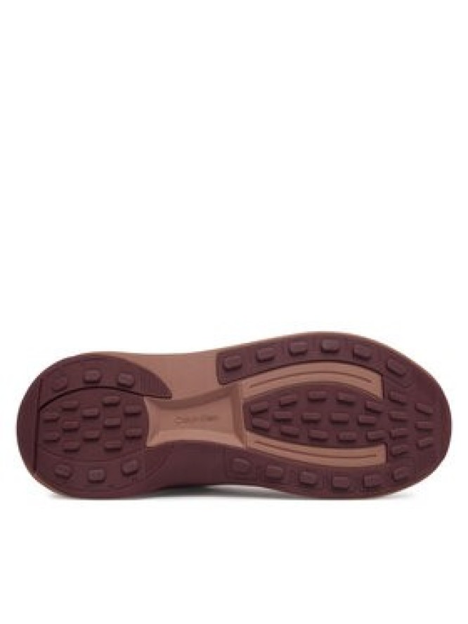 Calvin Klein Sneakersy Chunky Runner Laceup Hf Blst Ny HW0HW03111 Brązowy
