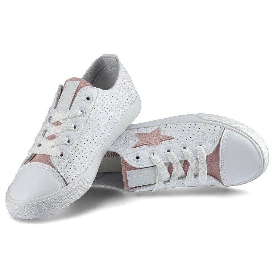 Białe Trampki Big Star Damskie Stylowe Obuwie