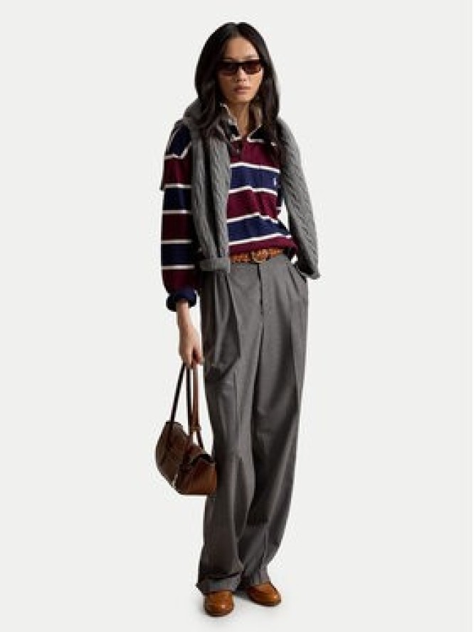 Polo Ralph Lauren Polo 211B17775001 Bordowy Oversize