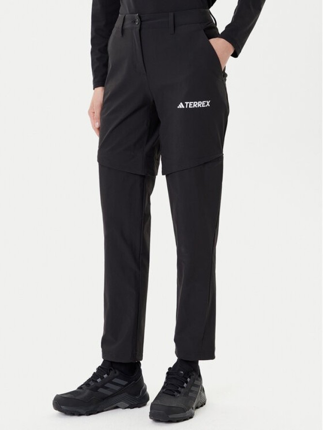 adidas Spodnie outdoor Terrex Multi IZ3322 Czarny Regular Fit