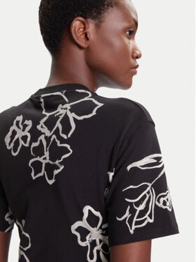 Desigual Sukienka codzienna Calma 25WWVK44 Czarny Regular Fit