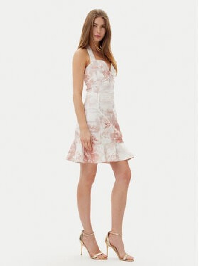 Guess Sukienka letnia W5GK40D5NC1 Biały Slim Fit