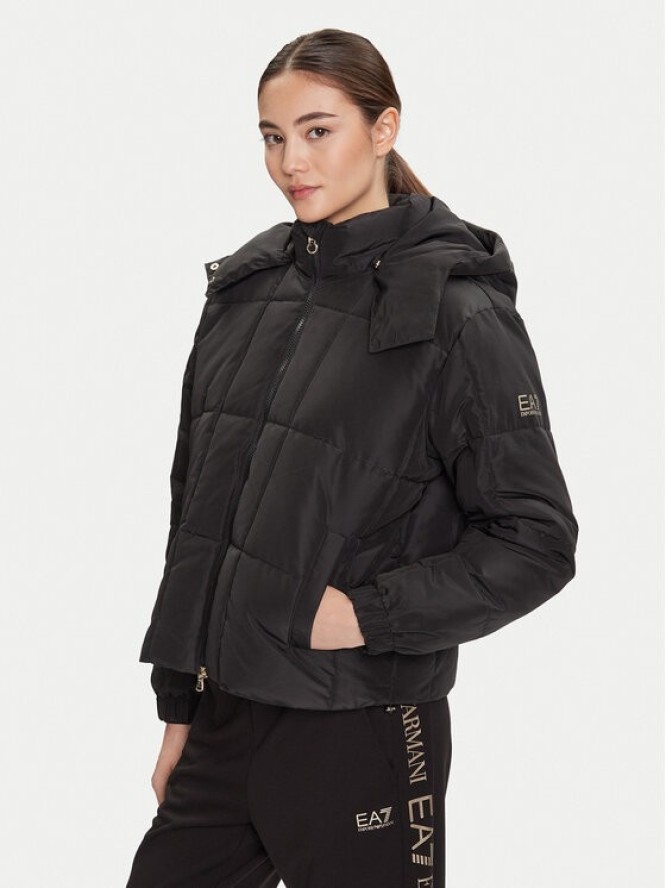 EA7 Emporio Armani Kurtka zimowa 7W000647 AF16074 UC001 Czarny Regular Fit