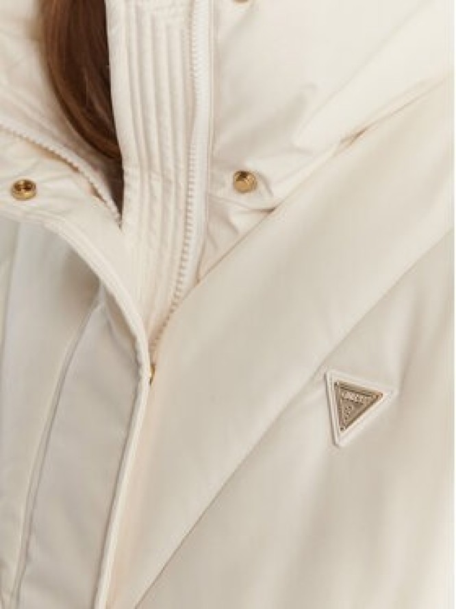 Guess Kurtka zimowa V5BL13 WHHZ2 Écru Regular Fit