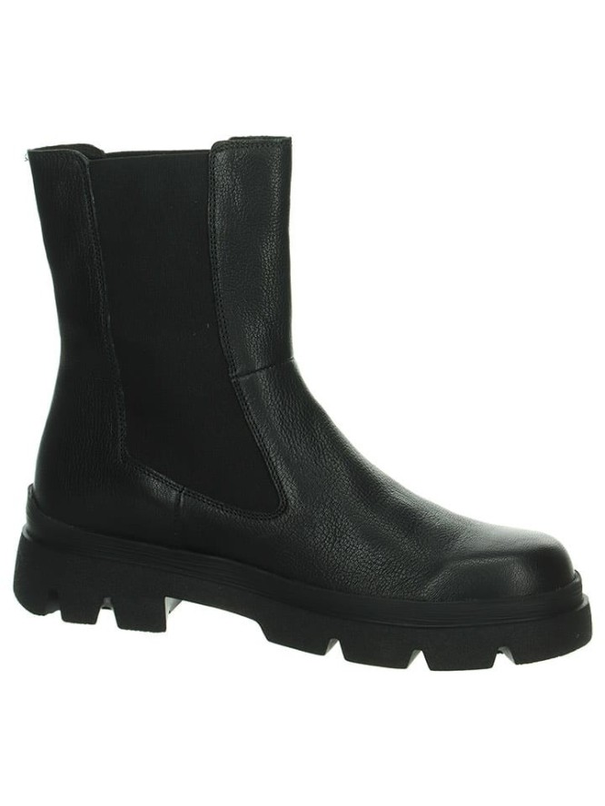 Think! Skórzane sztyblety w kolorze czarnym rozmiar: 42,5