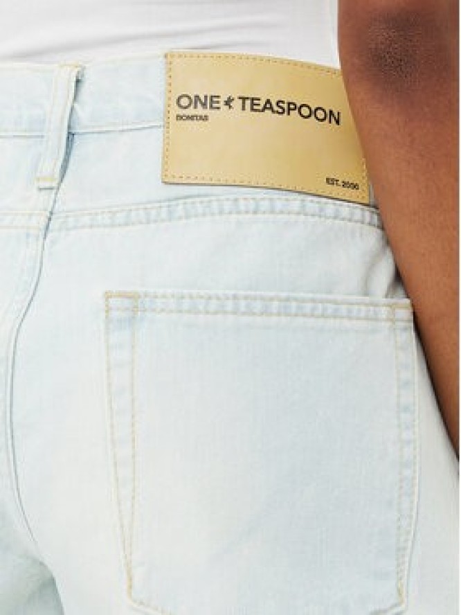 One Teaspoon Szorty jeansowe Bonitas 26867 Niebieski Regular Fit