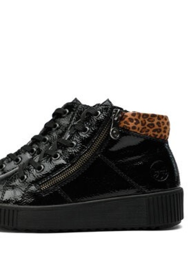 Rieker Trzewiki M6434-01 Czarny