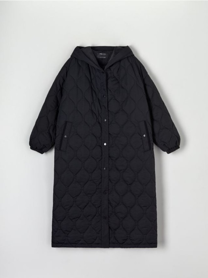 Płaszcz oversize - czarny