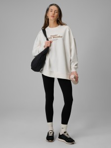 4F Legginsy dzianinowe damskie - czarne M