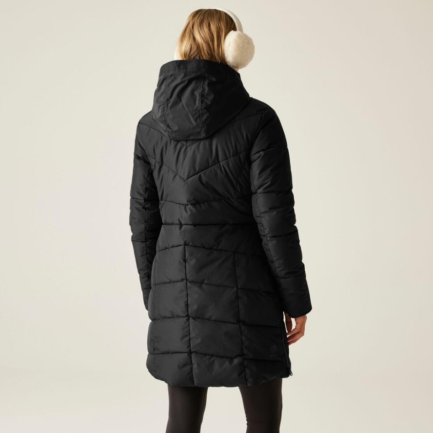 Płaszcz damski zimowy ocieplany Striking V Dare 2b