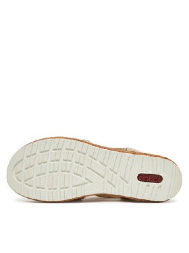 Rieker Sandały 62741-60 Beżowy