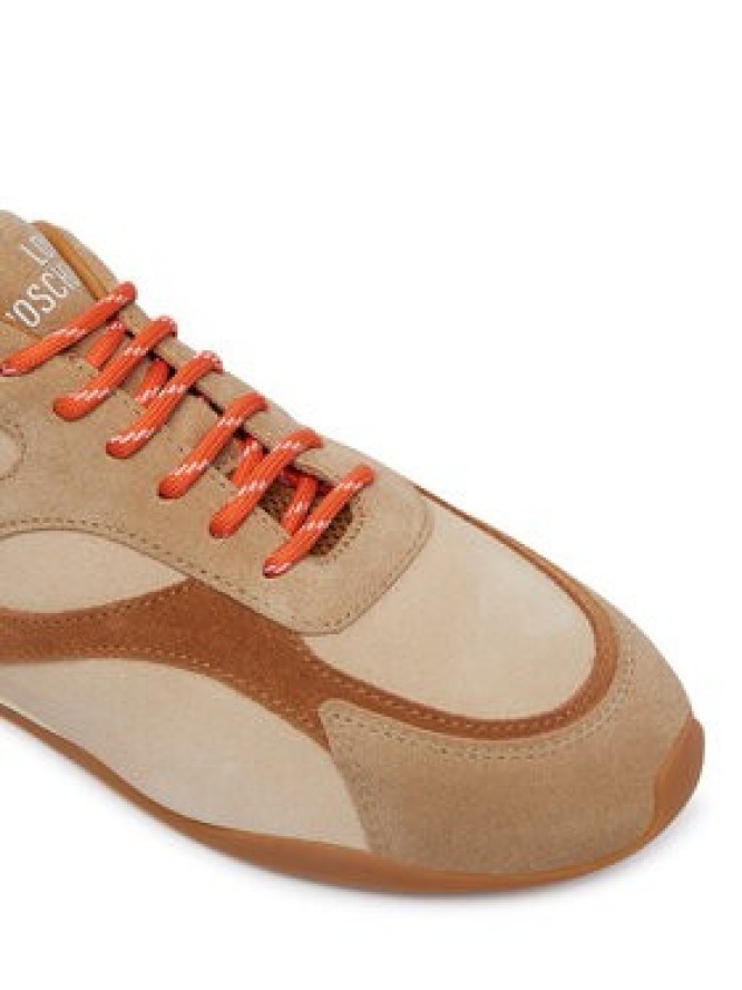 LOVE MOSCHINO Sneakersy JA15352G1PIGC10A Brązowy