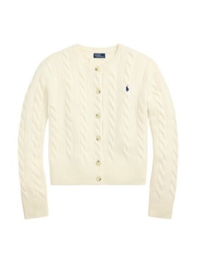 Polo Ralph Lauren Kardigan 211972104002 Biały Slim Fit