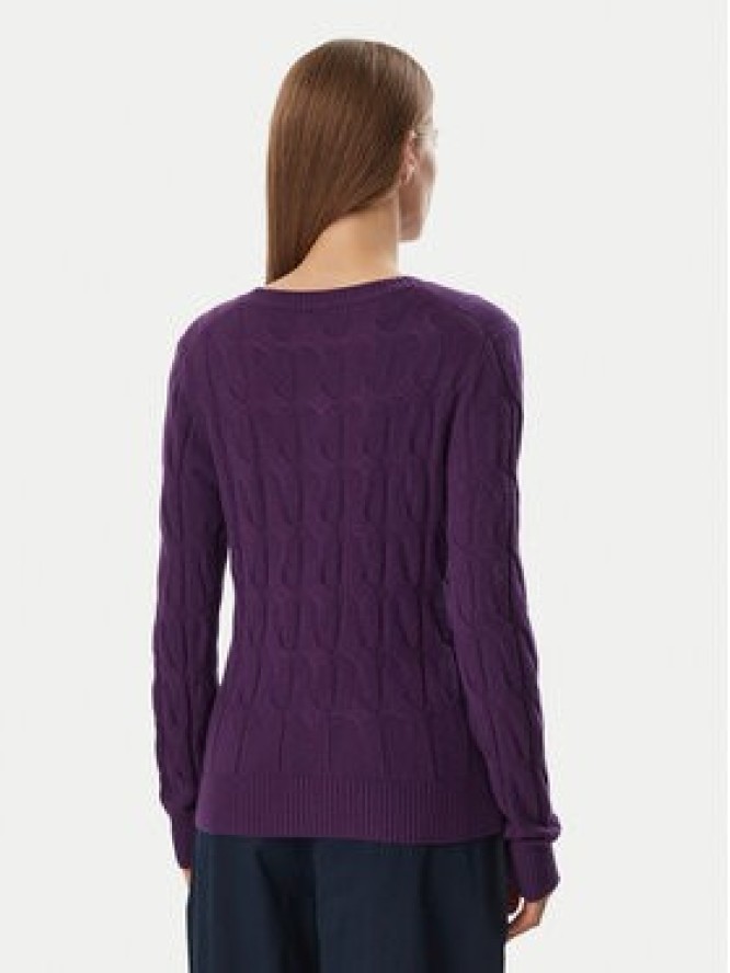 Tommy Hilfiger Sweter WW0WW43586 Fioletowy Regular Fit