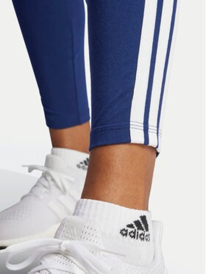 adidas Legginsy Essentials 3-Stripes JE0067 Granatowy Slim Fit