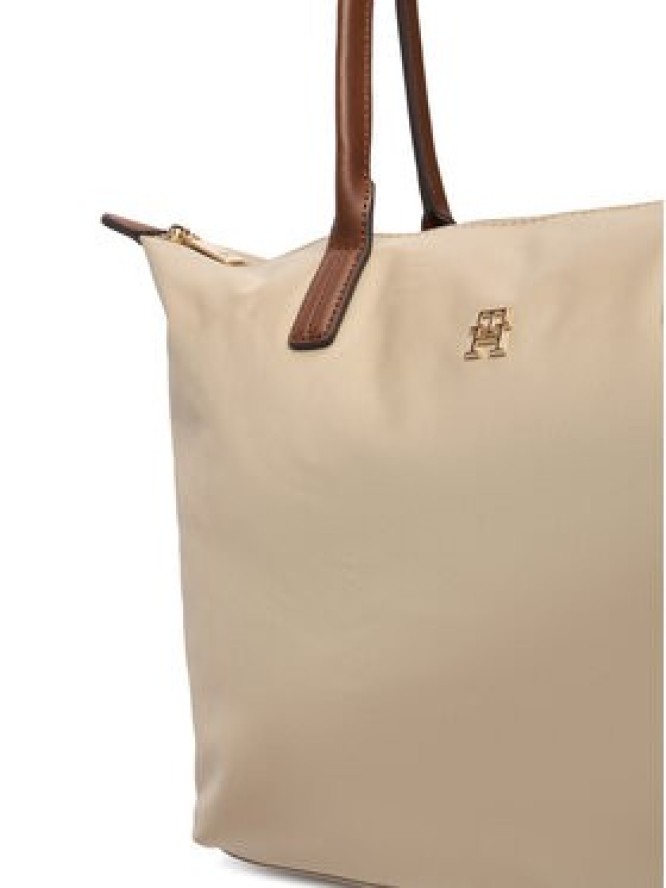 Tommy Hilfiger Torebka Popette Tote AW0AW17711 Brązowy
