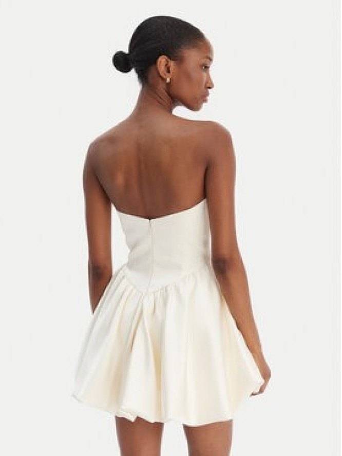 Bardot Sukienka koktajlowa Avella 60137DB Écru Slim Fit