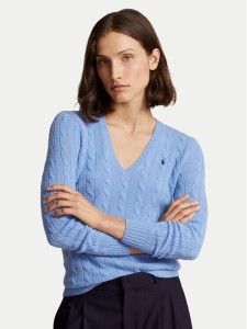Polo Ralph Lauren Sweter 211910422004 Niebieski Regular Fit
