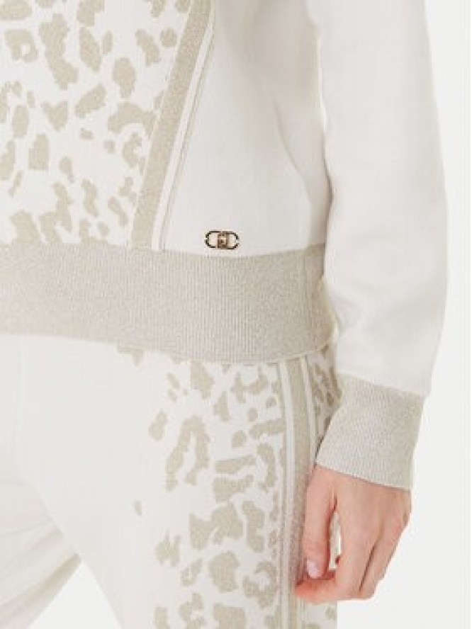 Liu Jo Sweter TF5172 MS49I Écru Regular Fit