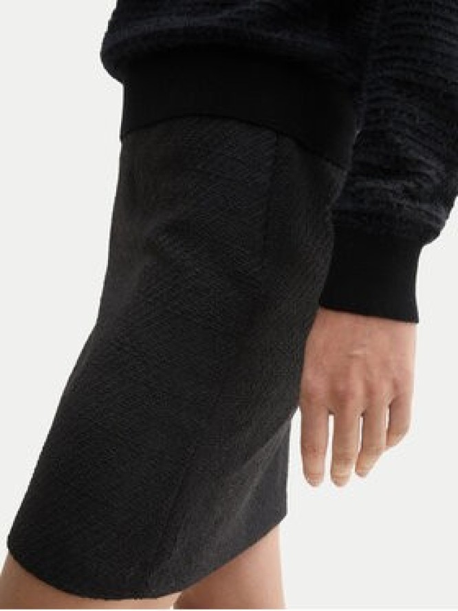 Tom Tailor Spódnica mini 1044649 Czarny Regular Fit