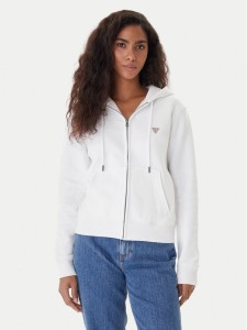 Guess Jeans Bluza W4YQ03 KC811 Biały Regular Fit