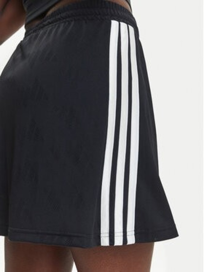 adidas Spódnica dresowa Stadium 3-Stripes Tennis Inspired Jacquard JL7171 Czarny Regular Fit