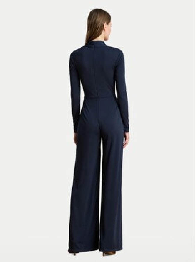 LAUREN RALPH LAUREN Kombinezon 200980218001 Granatowy Wide Leg