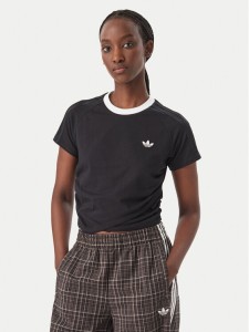 adidas T-Shirt Adiluna Season 2 X Jennie Layered T-Shirt LD8928 Czarny Regular Fit