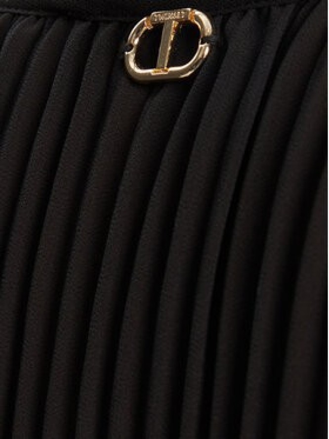 TWINSET Sukienka wieczorowa 252TP2641 Czarny Regular Fit