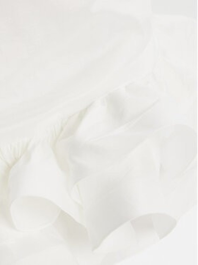 Bardot Sukienka koktajlowa Silvana Ruffle 60037DB Biały Slim Fit