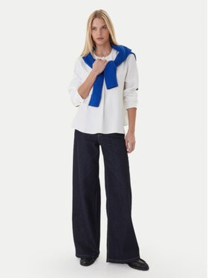 Tommy Hilfiger Bluzka WW0WW47339 Biały Relaxed Fit