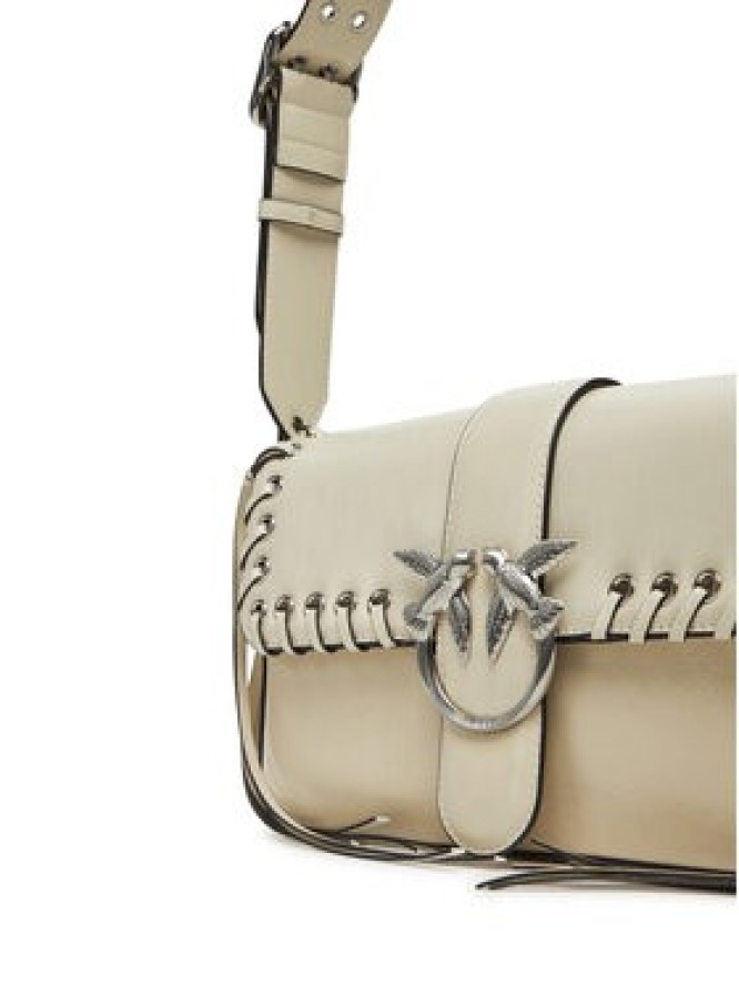 PINKO Torebka Love One Classic Slouchy Fl PE 25 PLTT 104524 A28D Beżowy