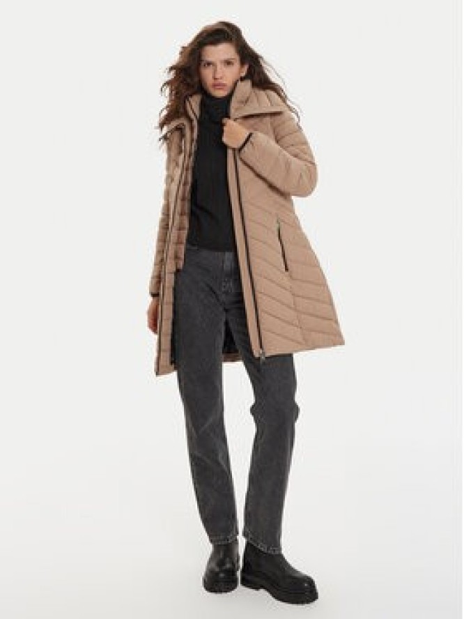 DKNY Kurtka zimowa DLEMPN46 Brązowy Slim Fit