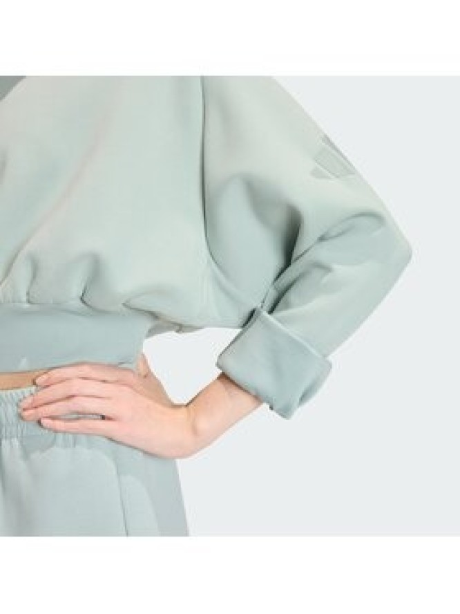 adidas Bluza Soft Lux KA7015 Zielony Loose Fit